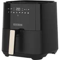 Black & Decker musta 5L 1450W airfryer