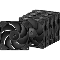 Arctic Cooling P14 Pro PST PWM -tuuletinsarja, nestelaakeri, 140 mm, 5 kpl, musta