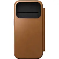 Nomad Modern Leather Folio, Folio-kotelo, Apple, iPhone 17 Pro, 16 cm (6.3"), Rusketus (NM014179858)