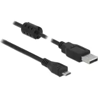 DeLOCK 84902 USB cable USB 2.0 1.5 m USB A Micro-USB B Black (84902)