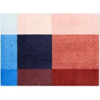 Heymat Mix Ovimatto 85x115 Cm - Kuviolliset matot Pet-kierrätysmuovi Berry - 50412