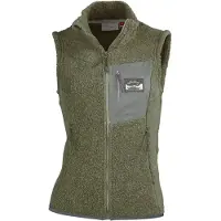 Lundhags Women's Flok Wool Pile Vest Forest Green Vuorettomat liivit XL