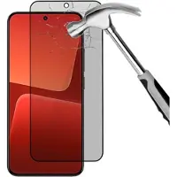 Mtp Products Xiaomi 13T/13T Pro/OnePlus Nord CE4 Lite Yksityisyyttä Suojaava Täysin Peittävä Panssarilasi - 9H - Musta Reuna