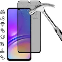 Mtp Products Samsung Galaxy A07 4G/A06 Täysi Yksityisyyssuoja Panssarilasi - 9H - Musta Reuna