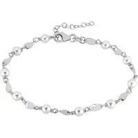 Lykken Casuals hopeinen rannekoru 19cm