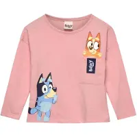 Bluey Pitkähihainen T-paita, Vaaleanpunainen, 110-116