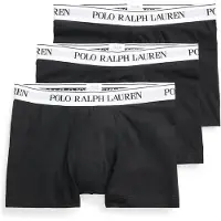 Ralph Lauren for man. 714830299008 Pack of 3 black boxers (XL), Homewear, Cotton