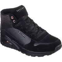 SKECHERS Korkeavartiset tennarit 'UNO' musta