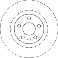 TRW Jarrulevy DF6776S, 1 kpl