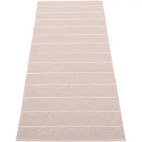 Pappelina Carl Matto Pale Rose / Pearl Pink 70x180 Cm - Kuviolliset matot Pvc Helmenvaalea - CA7A718
