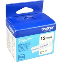 Brother BTAG133 12MM BLUE ON CLEAR TAPE