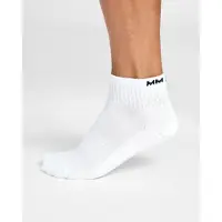 MM Sports Low-Cut Socks 3-Pack, White 43-46