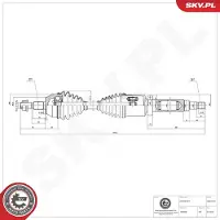 ESEN SKV Vetoakseli 40SKV015