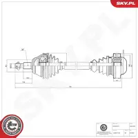ESEN SKV Vetoakseli 40SKV048
