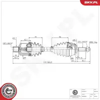 ESEN SKV Vetoakseli 40SKV250