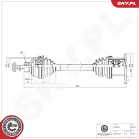 ESEN SKV Vetoakseli 40SKV114