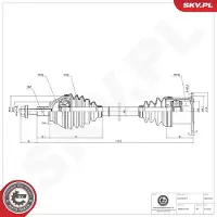 ESEN SKV Vetoakseli 40SKV002