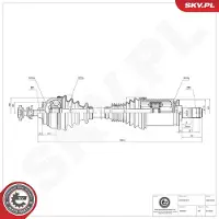 ESEN SKV Vetoakseli 40SKV039
