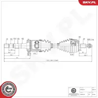 ESEN SKV Vetoakseli 40SKV110
