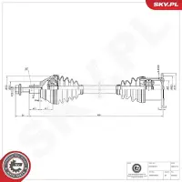 ESEN SKV Vetoakseli 40SKV176