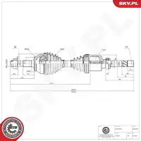 ESEN SKV Vetoakseli 40SKV035