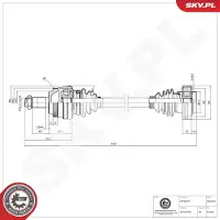 ESEN SKV Vetoakseli 40SKV029