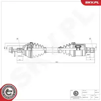 ESEN SKV Vetoakseli 40SKV166