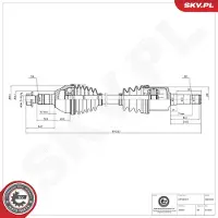 ESEN SKV Vetoakseli 40SKV068