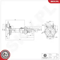 ESEN SKV Vetoakseli 40SKV008