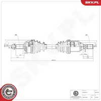 ESEN SKV Vetoakseli 40SKV060