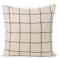 Ferm Living , Calm Tyynyliina 50x50 - Camel / Black