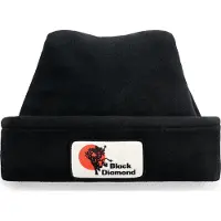 Black Diamond Pointed Fleece Beanie Black Pipot OneSize