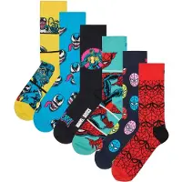 Happy socks Marvel Spider-Man 6-Pack Socks Gift Set - Multi/patterned - 41-46
