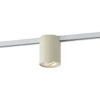 QAZQA Moderni beige kohdevalaisin 1-vaiheiselle kiskojärjestelmälle - Iconic Rondoo Up