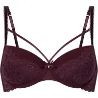 Hunkemoller Isadora Pd - Burgundy - 75 E