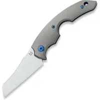 FOX Knives Virtus FX-541 TI, Titanium Sandblasted cigar-cutter knife