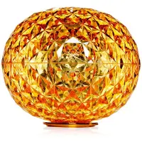 Kartell Pöytävalaisin , Planet, Keltainen, Olohuone, Muovi, Design