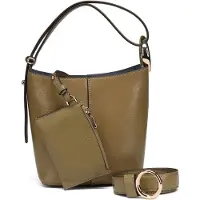 Kate spade new york Halo Mini laukku Nahka 17 cm Oliivinvihreä