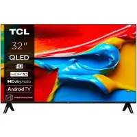 TCL 32V4C 32" HD Ready QLED Android TV, 60 Hz, HDR10, HLG