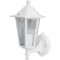 LED energie Lyhtyvalo 6-lasinen E27 valkoinen alakiinnitys