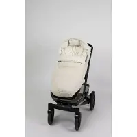Najell footmuff lämpöpussi Oat Beige, Untuva / Villa