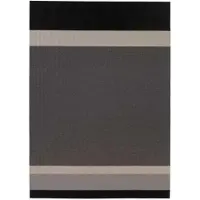 Woodnotes Panorama-matto black-light grey 170 x 240 cm