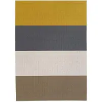 Woodnotes Fourways-matto brass/nutria 170 x 240 cm