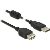 DeLOCK 84884 USB cable USB 2.0 1.5 m USB A Black (84884)