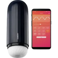 Svakom Sam Neo 2 - Masturbaattori, tyylikäs, imulla, värinällä, laadukas, bluetooth-ominaisuudella, silikoninen