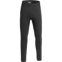 Pinewood Abisko Merino Base Layer Pants (Color: Black, Size: Large)