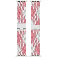 CaseOnline Punottu kellon ranneke Watch S11 (46mm) - Pinkwhite