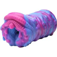 XR Brands Creature Cocks Cyclone - silikoni alien-tekopillu (liila-pinkki)
