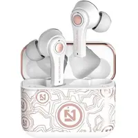 Mtp Products TS-100 Graffiti TWS Kuulokkeet Bluetooth 5.0 - Valkoinen / Ruusukulta