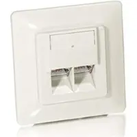 Equip 125721, RJ-45, 5e, Valkoinen, Muovi, 80 mm, 39 mm
